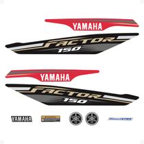 Adesivos Para Yamaha Factor 150 Flex 2019 2021 Moto Vermelha