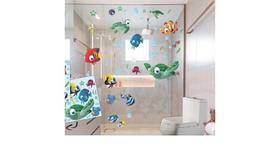 Adesivos Parede Banheiro Geladeira Fundo do Mar ( 32048 ) Adesivos Parede Banheiro Geladeira Fundo do Mar ( 32048 )