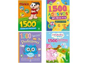 Adesivos Pedagógicos - 4 livros com 1500 adesivos para professores - Ciranda Cultural