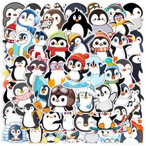 Adesivos Penguins, vinil impermeável, anime, 50 unidades/lote Adesivos Penguins, vinil impermeável, anime, 50 unidades/lote