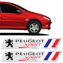 Adesivos Peugeot 206 Sport Emblema Lateral Cromado Resinado