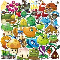 Adesivos Plants Zombies Anime Cartoon 100 unidades de PVC impermeável