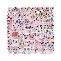 Adesivos Pokémon Jigglypuff Rosa 10 30 60PCS Decalques Impermeáveis Para Telefone Caderno Geladeira