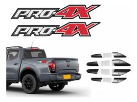 Adesivos Pro-4x + Protetor De Maçaneta Nissan Frontier 2023