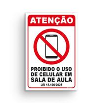 Adesivos Proibido O Uso De Celular Sala De Aula 10X14Cm 5 Un Adesivos Proibido O Uso De Celular Sala De Aula 10X14Cm 5 Un