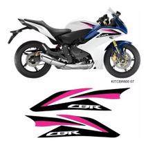 Adesivos Protetor Faixas Laterais Cbr 600f 2012/2014 Kit 07