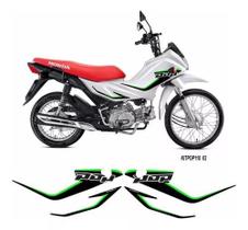 Adesivos Protetor Faixas Laterais Honda Pop 110i 2020 Kit 02