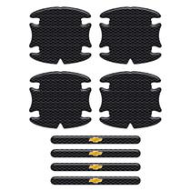 Adesivos Protetor Maçaneta Chevrolet Carbono Preto Resinado