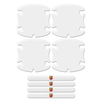 Adesivos Protetor Maçaneta Fiat Abarth 500 Bravo Resinado