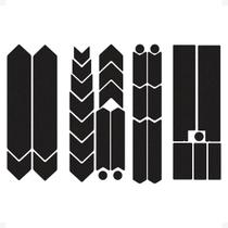 Adesivos Protetor Quadro Bike Preto Texturizado - Genérico Adesivos Protetor Quadro Bike Preto Texturizado - Genérico