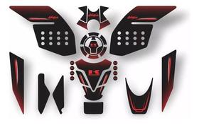 Adesivos Protetores Tanque Compativel Kawasaki 300 Vermelho Adesivos Protetores Tanque Compativel Kawasaki 300 Vermelho