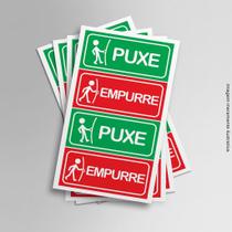 Adesivos Puxe e Empurre Adesivos Puxe e Empurre
