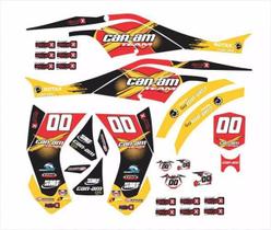 Adesivos Quadriciclo Canam Can Am Ds 450 0,60Mm 3M Cn002