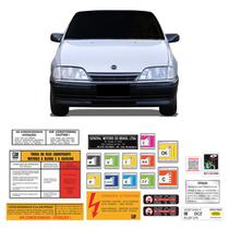 Adesivos Qualidade Garantida Omega/ Suprema Gls Cd Chevrolet