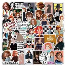 Adesivos Queens Chess Anime, pacote de 50 unidades, 4-6 cm, decorativos