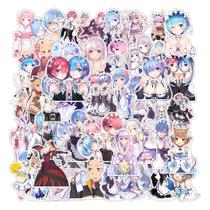 Adesivos Re Zeros Startings Life in Another Worlds 50 unidades Adesivos Re Zeros Startings Life in Another Worlds 50 unidades