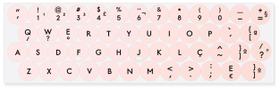 Adesivos redondos Português ABNT2 para teclado 14mm servem para Logitech K380, K480