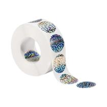 Adesivos Redondos Raspáveis De 2,5cm 300PCS Etiquetas Autoadesivas Com Revestimento Holográfico a