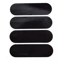 Adesivos Refletivo Capacete Moto Cor Preto Polivisor