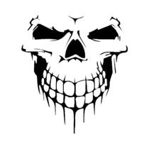 Adesivos Refletivos De Capacete De Moto Com Cabeça De Caveira Arco-Íris Para Moto E Scooter