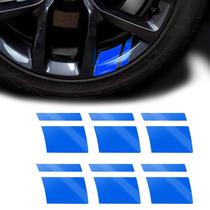 Adesivos Reflexivos para Carro GKmow Aro de Roda 18-21" Azul Adesivos Reflexivos para Carro GKmow Aro de Roda 18-21" Azul