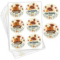 Adesivos Remarkable Thanksgiving Party Turkey 5 cm 210 unidades