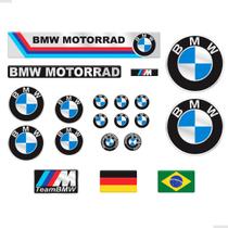 Adesivos Resinados Bmw Carro Moto Sportinox Emblemas Kit
