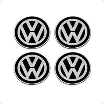 Adesivos Resinados Roda Compatível Volkswagen Emblema 70 mm