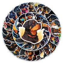 Adesivos Rottweiler Dog à prova d'água de vinil 50 unidades/lote