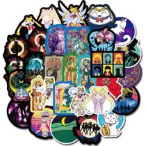 Adesivos Sailers Moons Cartoon impermeáveis 50 unidades para telefone de carro Adesivos Sailers Moons Cartoon impermeáveis 50 unidades para telefone de carro