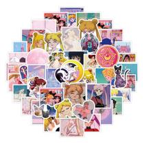 Adesivos Sailors Moons Graffiti Anime 60 unidades de PVC impermeável Adesivos Sailors Moons Graffiti Anime 60 unidades de PVC impermeável