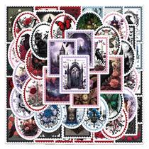 Adesivos, selo postal de alimentos, 50 unidades, sobremesas e bebidas fofas