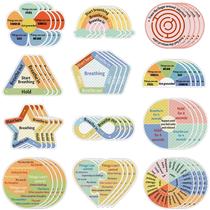 Adesivos sensoriais ZOIIWA 144 unidades Breath Calm Anxiety