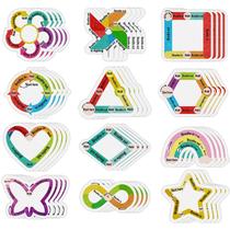 Adesivos sensoriais ZOIIWA, 96 unidades, pacote Breath Calm Anxiety Adesivos sensoriais ZOIIWA, 96 unidades, pacote Breath Calm Anxiety