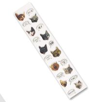 Adesivos Seven20 Puffy Adorable Cat para caderno e diário Adesivos Seven20 Puffy Adorable Cat para caderno e diário