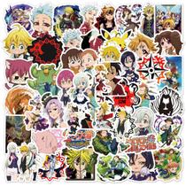 Adesivos Sevens Deadly Sins Anime 50 unidades de PVC impermeável Adesivos Sevens Deadly Sins Anime 50 unidades de PVC impermeável