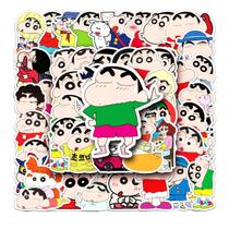 Adesivos ShinChans Cartoon Anime 51 peças com lápis de cor para bricolage Adesivos ShinChans Cartoon Anime 51 peças com lápis de cor para bricolage