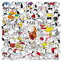Adesivos Snoopys Waterproof Vinyl Anime 50 unidades/lote 5-7 cm D