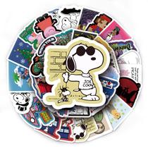 Adesivos Snoopys Waterproof Vinyl Anime 50 unidades/lote 5-7 cm D