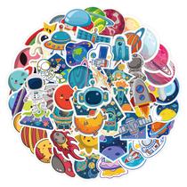 Adesivos Spaces Astronauts em vinil impermeável Anime x50