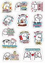 Adesivos Stickers Flork Meme Decorativos 3 Cartelas