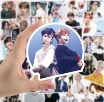 Adesivos Stickers Impermeável Caderno Celular K-Pop Coreano 50Un