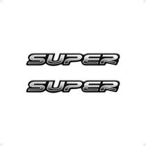 Adesivos Super P/ Celta Emblema Lateral Resinado - Genérico