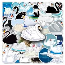 Adesivos Swan Animal, 50 unidades para laptop, álbum de recortes e mala