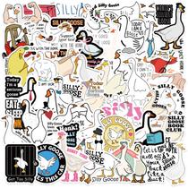 Adesivos Swan Cartoon, 50 unidades para laptop, telefone e álbum de recortes Adesivos Swan Cartoon, 50 unidades para laptop, telefone e álbum de recortes