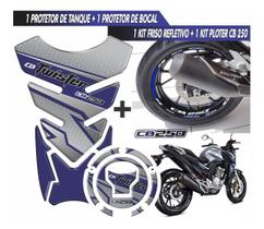 Adesivos Tankpad + Bocal + Refletivo + Ploter Cb250 Ano19/20 Adesivos Tankpad + Bocal + Refletivo + Ploter Cb250 Ano19/20