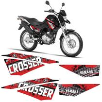 Adesivos Tanque Yamaha Crosser Xtz 150 2014/2021 Vermelho