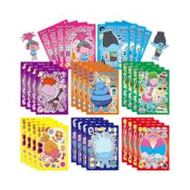 Adesivos Temáticos De Trolls Para Crianças, Suprimentos Para Festa DIY, 8 a 16 Peças, Adesivos De