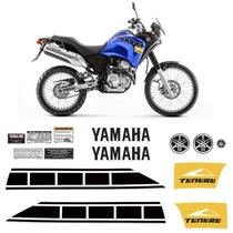 Adesivos Tenere 250 2012/2013 Yamaha Emblemas Tanque Preto