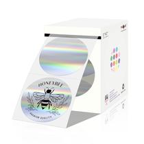 Adesivos Térmicos Holográficos Parlaim - Círculo Prateado 5cm (400 Unidades) Adesivos Térmicos Holográficos Parlaim - Círculo Prateado 5cm (400 Unidades)